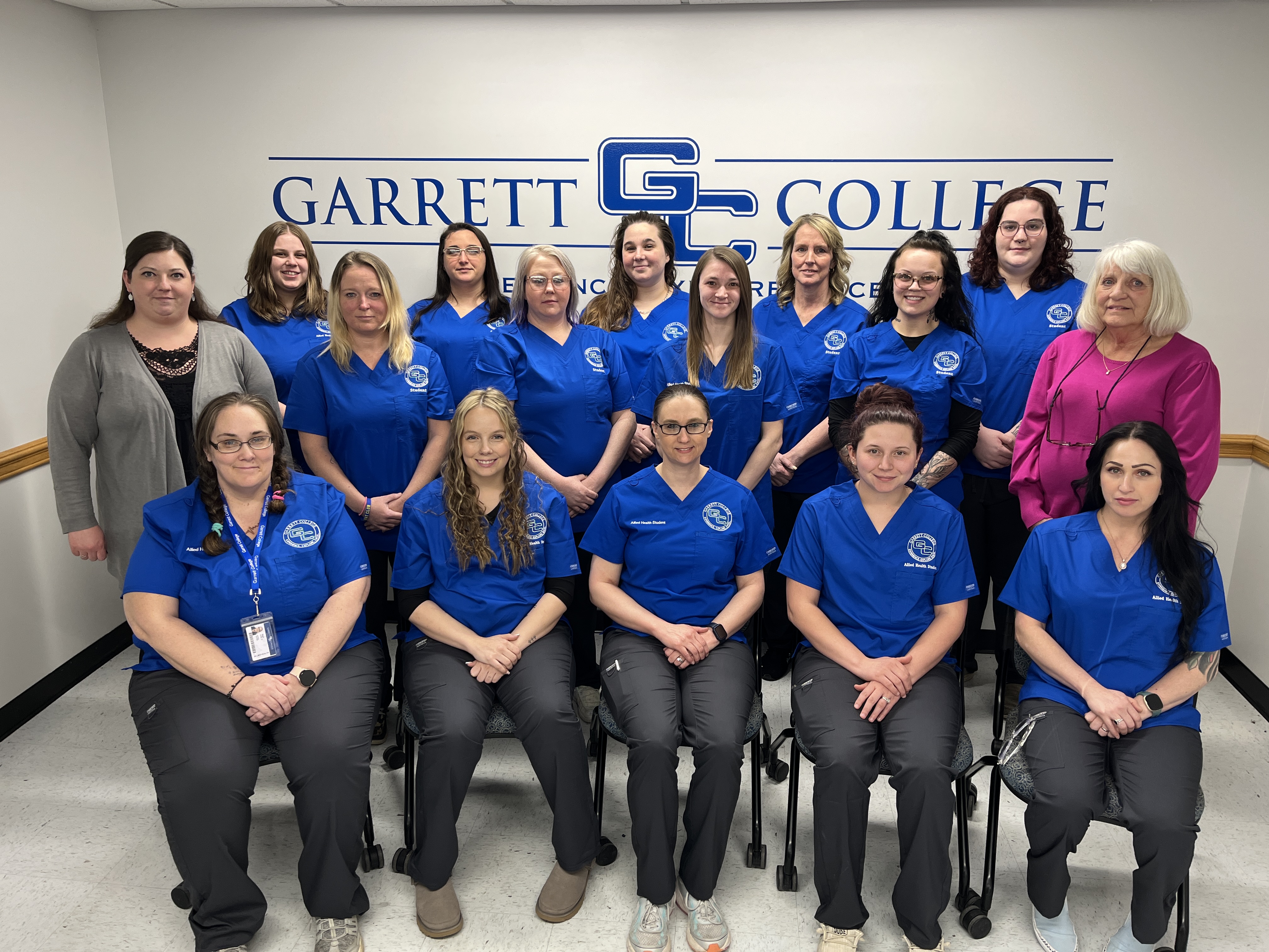 Phlebotomy students